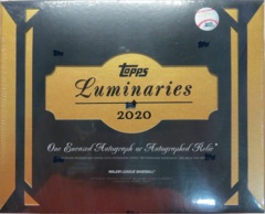 2020 Topps Luminaries MLB Baseball Hobby Box